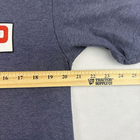 Toyota TRD T Shirt Mens L Heather Gray Blue Short Sleeve - Picture 4 of 6